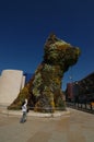 Bilbao, Spain: April 2006: Puppy-The floral sculpture