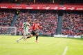 BILBAO, SPAIN - ARPIL 3: Mikel Balenziaga of Athletic Club Bilbao player in the match between Athletic Bilbao and Granada