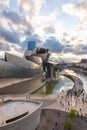 Guggenheim Museum in the Basque city of Bilbao, in northern Spain