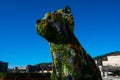 Puppy sculpture covered with flowers by the artist Jeff Koons