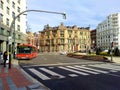 Bilbao, Spain. March 03, 2018: photo of the downtown