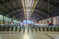 BILBAO, SPAIN, OCTOBER 29,2014: Interior of the Abando Indalecio Prieto train station in Bilbao, Spain...IMAGE Royalty Free Stock Photo