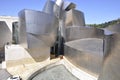 Bilbao, 13th april: Guggenheim Museum Building from Bilbao city in Spain