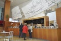 Bilbao, 13th april: Guggenheim Museum building interior from Bilbao city in Basque Country of Spain