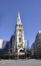 Bilbao, 13th april: Iglesia de San Jose Church from San Jose Plaza of Bilbao city in Basque Country of Spain