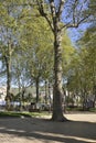 Bilbao, 13th april: Scene of Areatzako Park from Downtown of Bilbao city in Basque Country of Spain