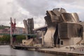 Bilbao view of Guggenheim museum 2022