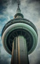 Bild CN tower sky background Royalty Free Stock Photo