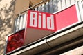 Bild signage on building exterior