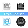 Bilevel train icon