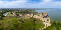 Bilhorod-Dnistrovskyi castle or Akkerman fortress architectural monument of XIII-XIV centuries in Ukraine Royalty Free Stock Photo