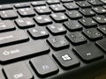 QWERTY keyboard black