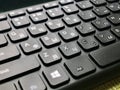 QWERTY keyboard black