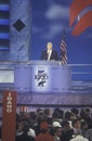 Bill Bennett, former U.S. Secretary of Education, speaks at the 1996 Republican National Convention in San Diego, California