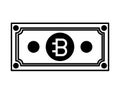 Bill bitcoin commerce technology icon