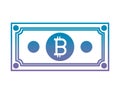 Bill bitcoin commerce technology icon