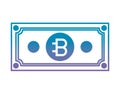 Bill bitcoin commerce technology icon