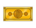 Bill bitcoin commerce technology icon