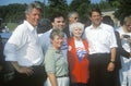 Bill Clinton and Al Gore pose for a picture Royalty Free Stock Photo