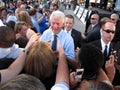 Bill Clinton at a Columbus Ohio Rally Royalty Free Stock Photo