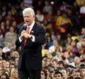 Bill Clinton giving a speech in Denver Royalty Free Stock Photo