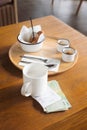 Coffee Bill and Money Change Royalty Free Stock Photo