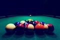 Billards pool game. Royalty Free Stock Photo