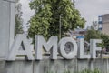 Billboard Of Amolf At The Science Park At Amsterdam The Netherlands 2018