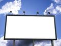 Billboard Blank Royalty Free Stock Photo