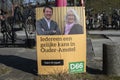 Billboard D66 Political Party At Duivendrecht The Netherlands 11-3-2022 Royalty Free Stock Photo