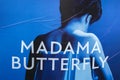 Billboard De Nationale Opera Madam Butterfly At Amsterdam The Netherlands 2019 Royalty Free Stock Photo