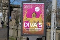Billboard Diva\'s At The Wereldmuseum Museum At Amsterdam The Netherlands 2-3-2024 Royalty Free Stock Photo