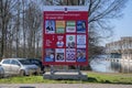 Billboard Elections At Amstelveen The Netherlands 4-3-2022 Royalty Free Stock Photo