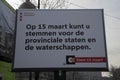 Billboard Elections 2023 At Amsterdam The Netherlands 16-1-2023