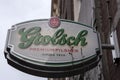 Billboard Grolsch Beer Company At Amsterdam The Netherlands 2020