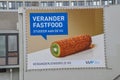 Billboard For Healthy Eating At The VU Amsterdam The Netherlands