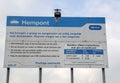 Billboard Hempont Ferry At Amsterdam The Netherlands 27-6-2020 Royalty Free Stock Photo