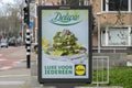 Billboard Lidl Supermarket At Amsterdam The Netherlands 30-3-2023