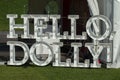 Billboard At The Musical Hello Dolly At The Uitmarkt At Amsterdam The Netherlands 2019 Royalty Free Stock Photo