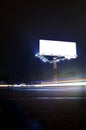 Billboard at night