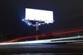 Billboard at night