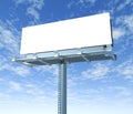 Billboard outdoor display with sky
