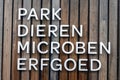 Billboard Park Dieren Microben Erfgoed At The Artis Zoo Amsterdam The Netherlands 2020
