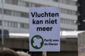 Billboard Political Partij Voor De Dieren At Schiphol Airport The Netherlands 14-5-2022