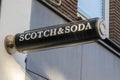 Billboard Scotch & Soda Shop At Utrecht The Netherlands 27-12-2019