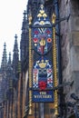 The billboard of the shop on the Victoria Street in the Edinburgh