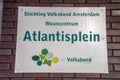 Billboard Stichting Volksbond Amsterdam Wooncentrum Atlantisplein The Netherlands 2018