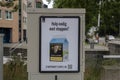 Billboard Stop Drinking Milk At Amsterdam The Netherlands 30-8-2021 Royalty Free Stock Photo