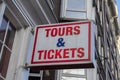 Billboard Tours & Tickets At The Singel At Amsterdam The Netherlands 2-1-2023 Royalty Free Stock Photo