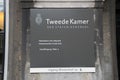 Billboard Tweede Kamer Der Staten-Generaal At The Ingang Binnenhof 2 At Den Haag The Netherlands 2018